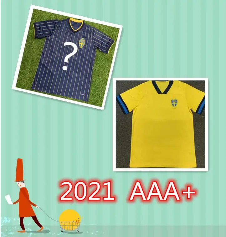 

2020 2021 Sweden IBRAHIMOVIC Men 20 21 Soccer Jerseys KALLSTROM LARSSON Home Away Football Shirt National Team TOIVONEN MARCUS B