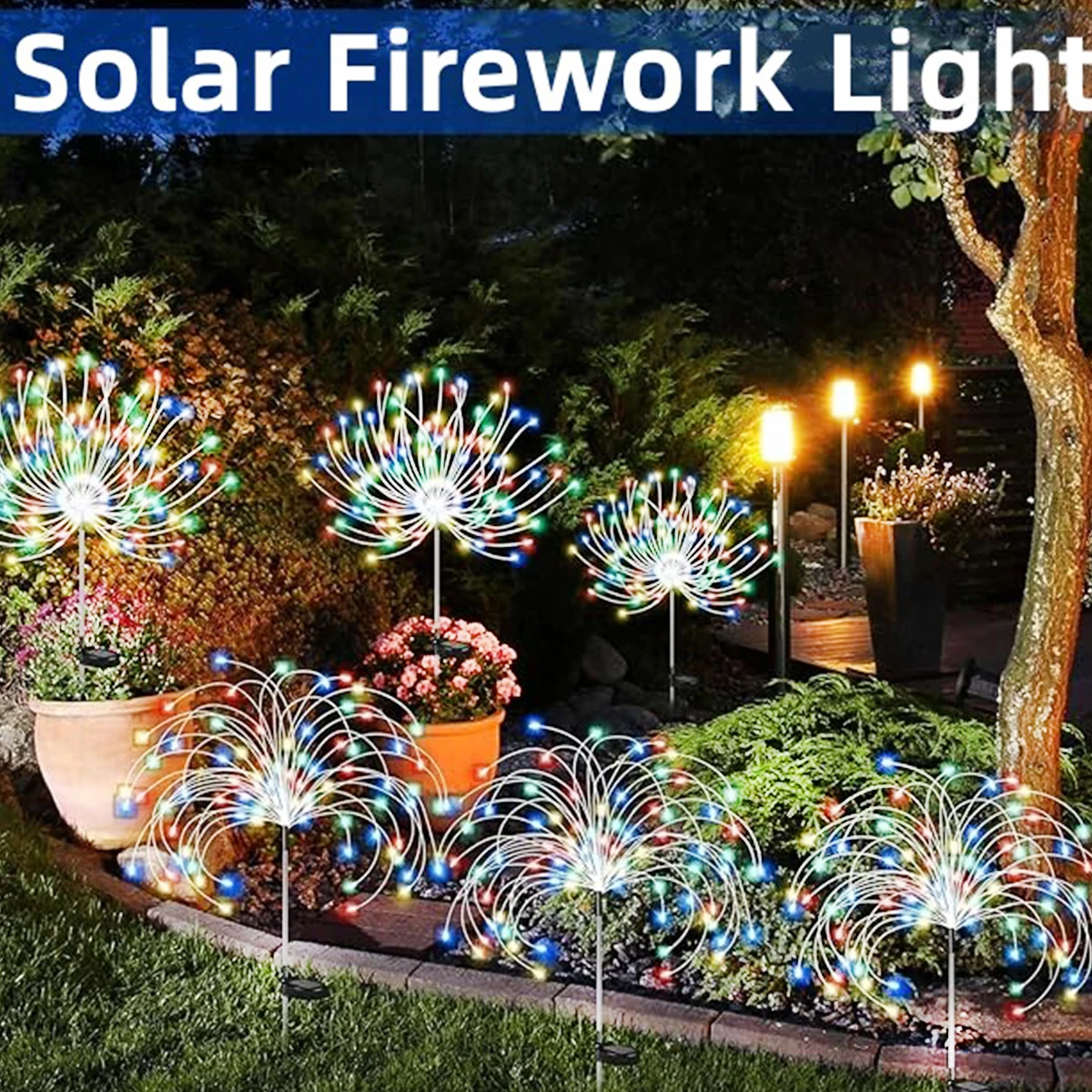 Фотообои с солнечной батареей фонарики фонари для сада 420 Внешнее украшение