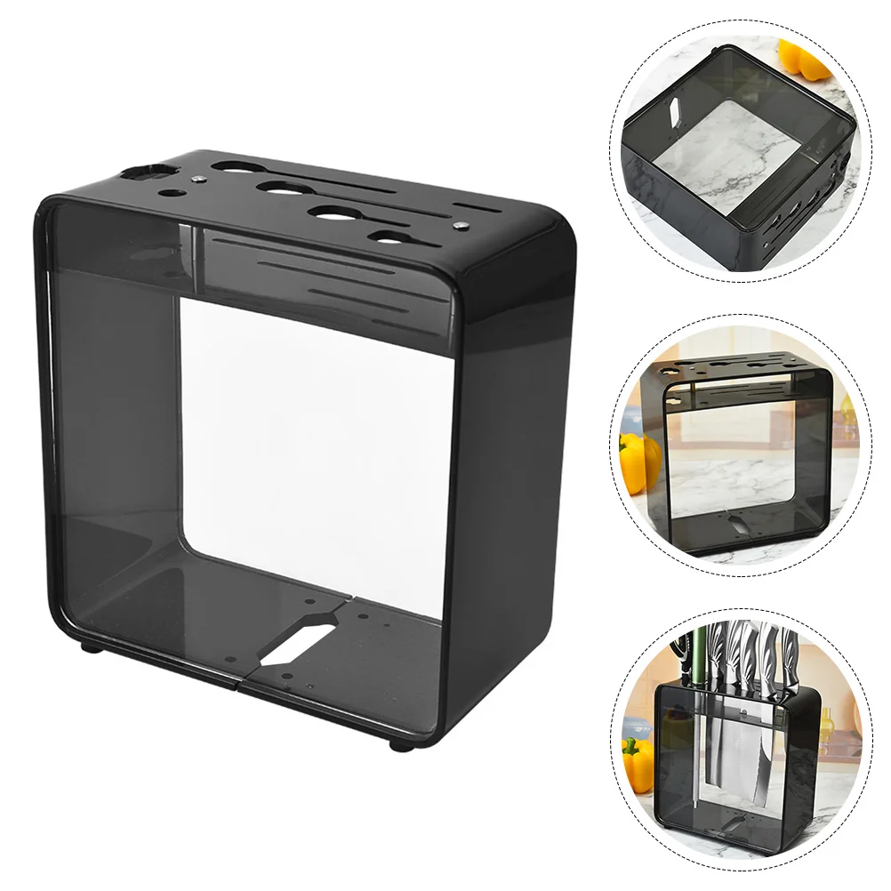 

Kitchen Holderrack Organizer Storage Utensil Knifestand Block Scissor Display Desktop Acrylic Cooking Stands Shelf Holders