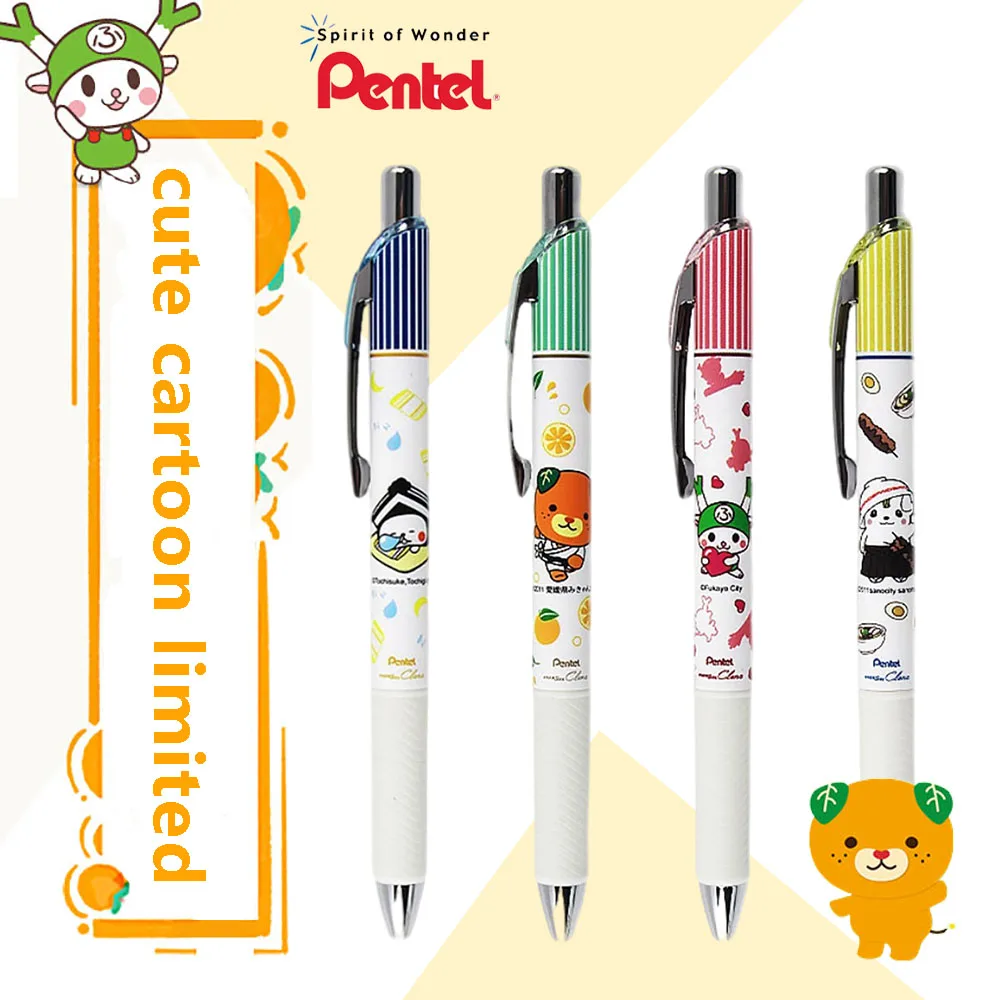 

Японские Канцтовары Pentel BLN75 Kawaii Милая гелевая ручка ограниченный выпуск 0,5 мм сменный стержень офисные аксессуары милые вещи