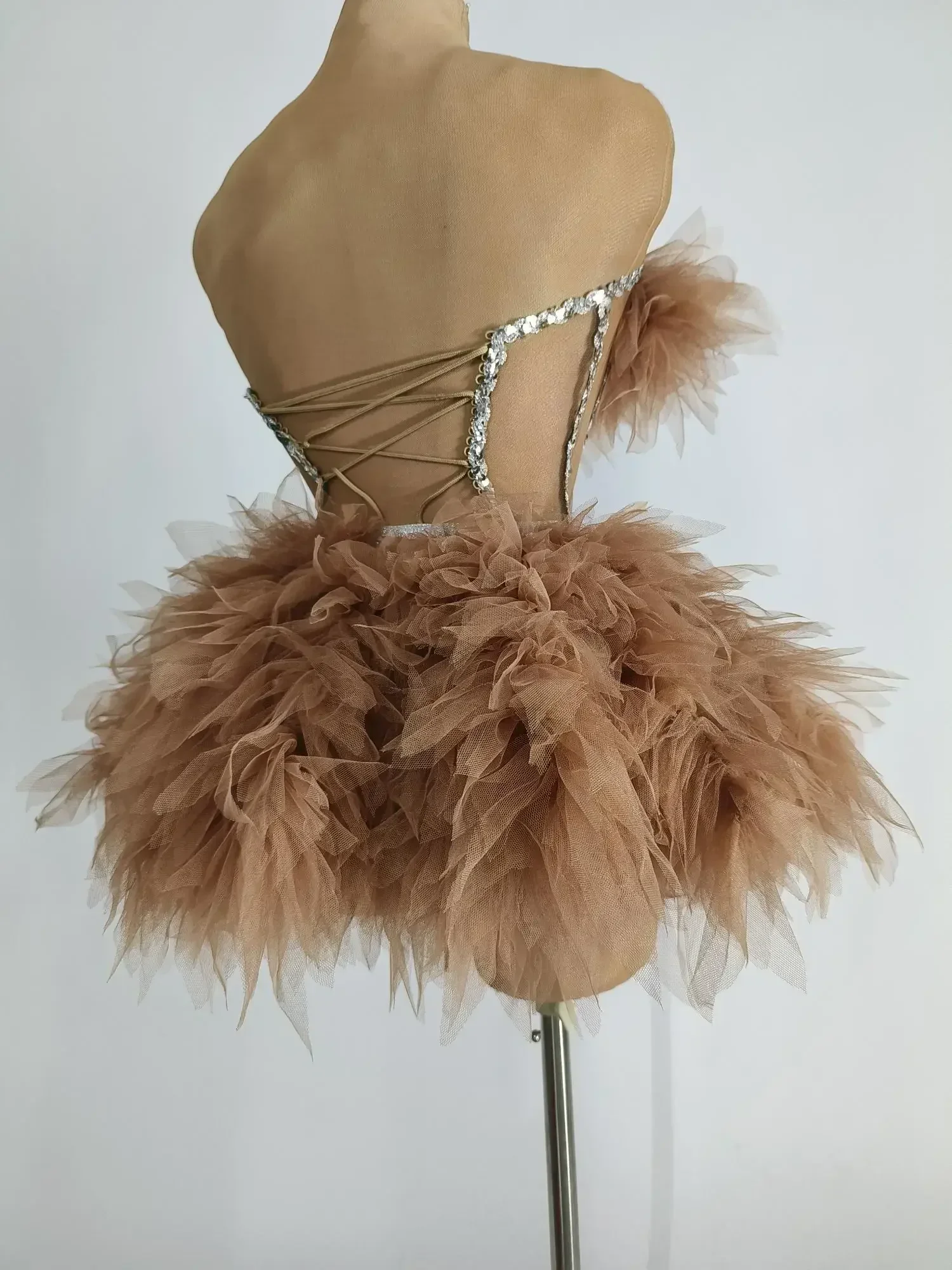 Сексуальная блестящая женская одежда со стразами для ночного клуба фотосессии