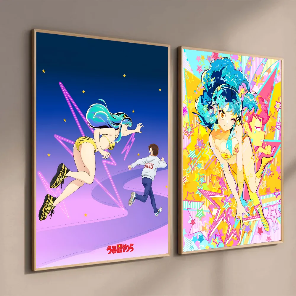 Anime U-Urusei Yatsura Poster Paper Print Home Living Room Bedroom Entrance Bar Cafe Art Painting Decoration