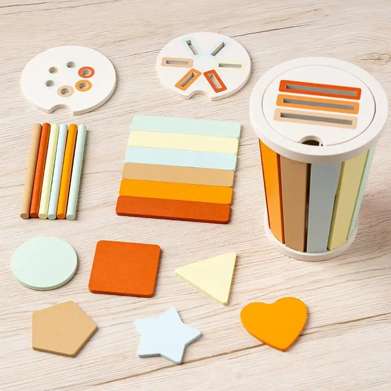 Игрушки соответствующего цвета красочные деревянные головоломки дошкольные