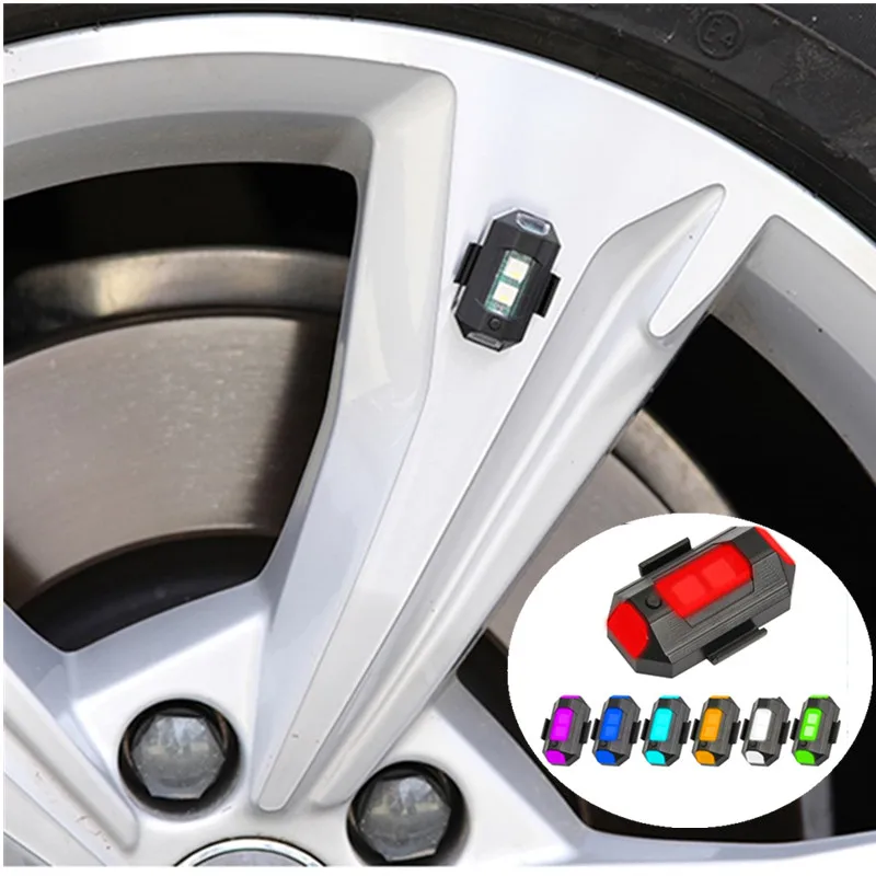 

Car Led Anti-collision Warning Light Turn Signal Light 7 Color Flashing Safety Emergency Lamp For BMW M F20 E90 G30 E34 X5 E87
