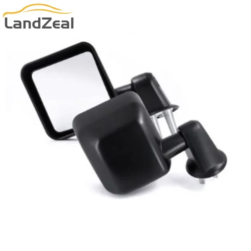 Зеркало заднего вида с черной текстурой 7291-1-11-E ручное стекло электрическое