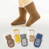 2021 spring baby socks with rubber soles baby girl infant anti slip sock cartoon soft toddler boy warmers sports socks