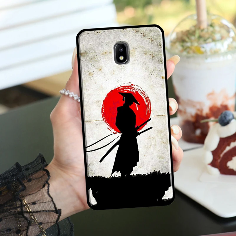 Red Sun Japanese Anime Case For Samsung Galaxy J4 J6 Plus 2018 A6 A8 A7 A9 J8 J1 J3 J5 J7 A3 A5 2016 2017 Cover images - 6