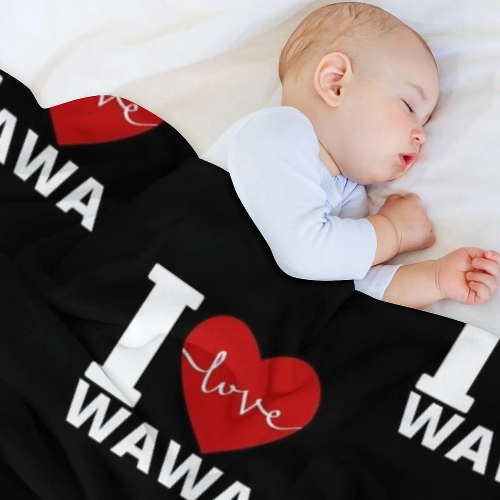 Фото Плед I LOVE WAWA, одеяла для диванов, роскошные одеяла для диванов, одеяла №5