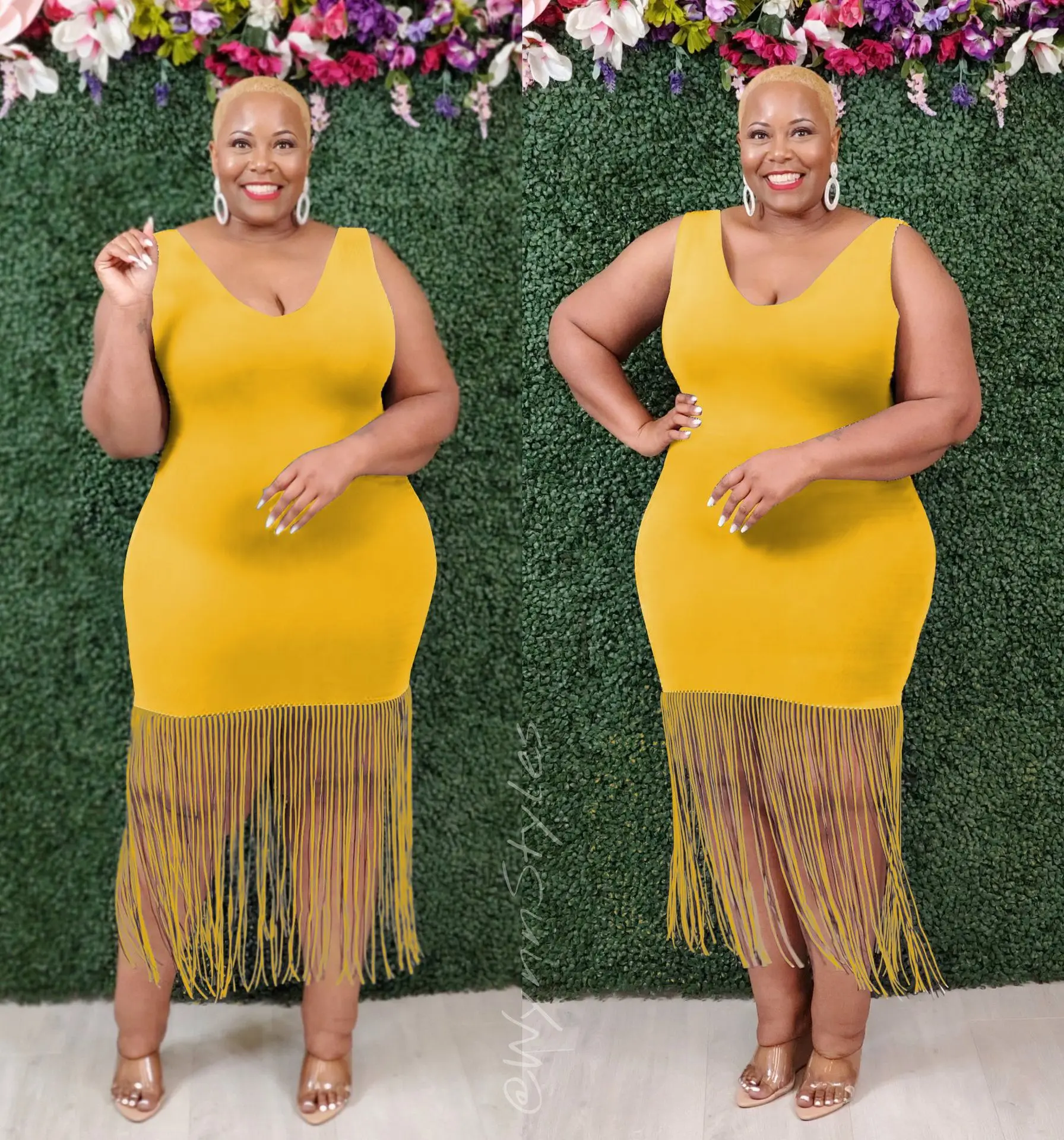 Plus Size Summer Dress Woman 2023 Trendy Fringe Tassel Sleeveless Club Outfit Casual Luxury Gown 2023 Party New Feature Of Dress