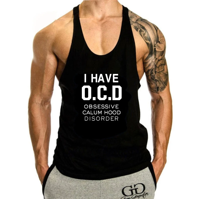 

Лидер продаж 2024, модный мужской черный безрукавный топ с капюшоном OCD, мужская майка без рукавов, мужская безрукавка