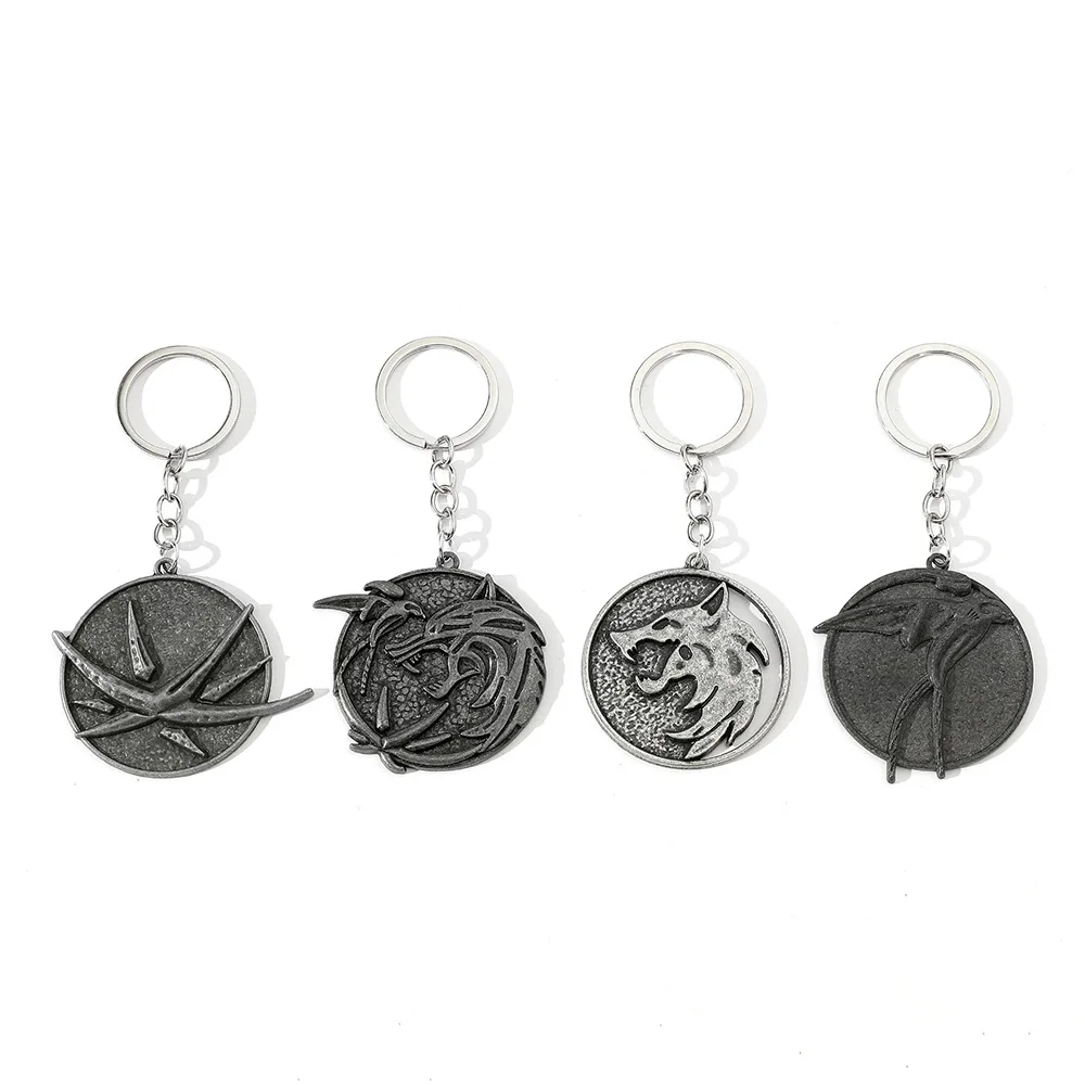 Брелок игровой периферийный волшебник-брелок с подвеской в виде головы волка