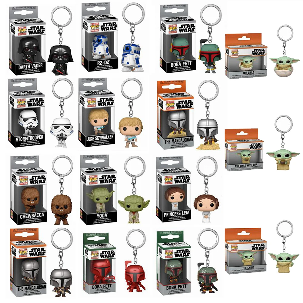 FUNKO POP Новинка Звездные войны телефон принцесса LEIA BOBA FETT мандалор строительные