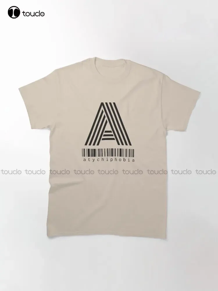Funny Atychiphobia Essential T-Shirt Sleeveless Shirts For Men Art Streetwear Cartoon Tee Custom Gift