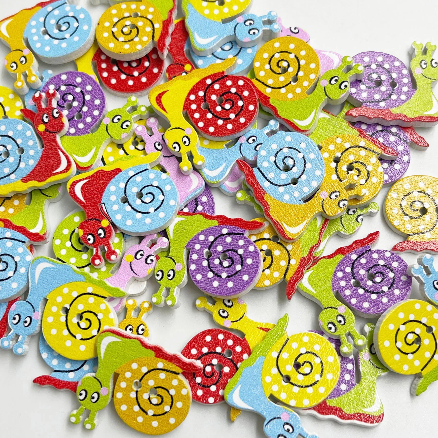 25 шт. деревянные пуговицы 23 мм