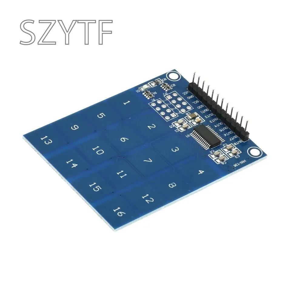 16 Way XD-62B TTP229, емкостный сенсорный переключатель, плата модуля цифрового датчика