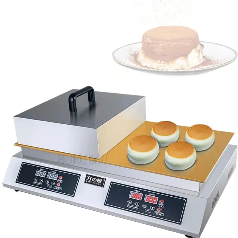 

110v 220v Commercial Use Digital Display Double Plates Japanese Souffler Maker Souffle Machine Fluffy Waffle Maker Pancakes