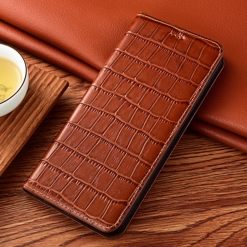 genuine leather flip cover for infinix hot 9 10 10i 10t 10s nfc 11 11s play pro bamboo pattern wallet stand phone case free global shipping