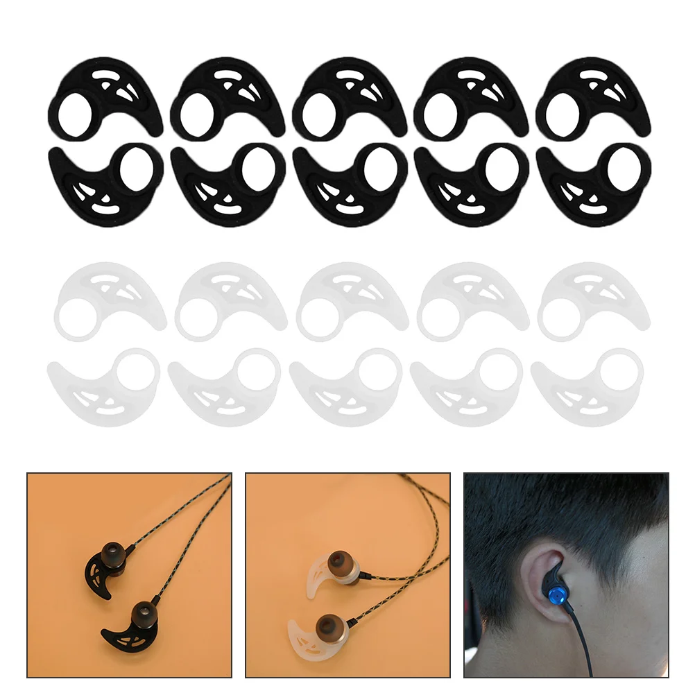 

Ear Hooks Hook Anti Silicone Earbud Rubber Tips Earphone Sports Headphone Earhook Lost Earpiece Earbuds Earhooks Covers Earpod