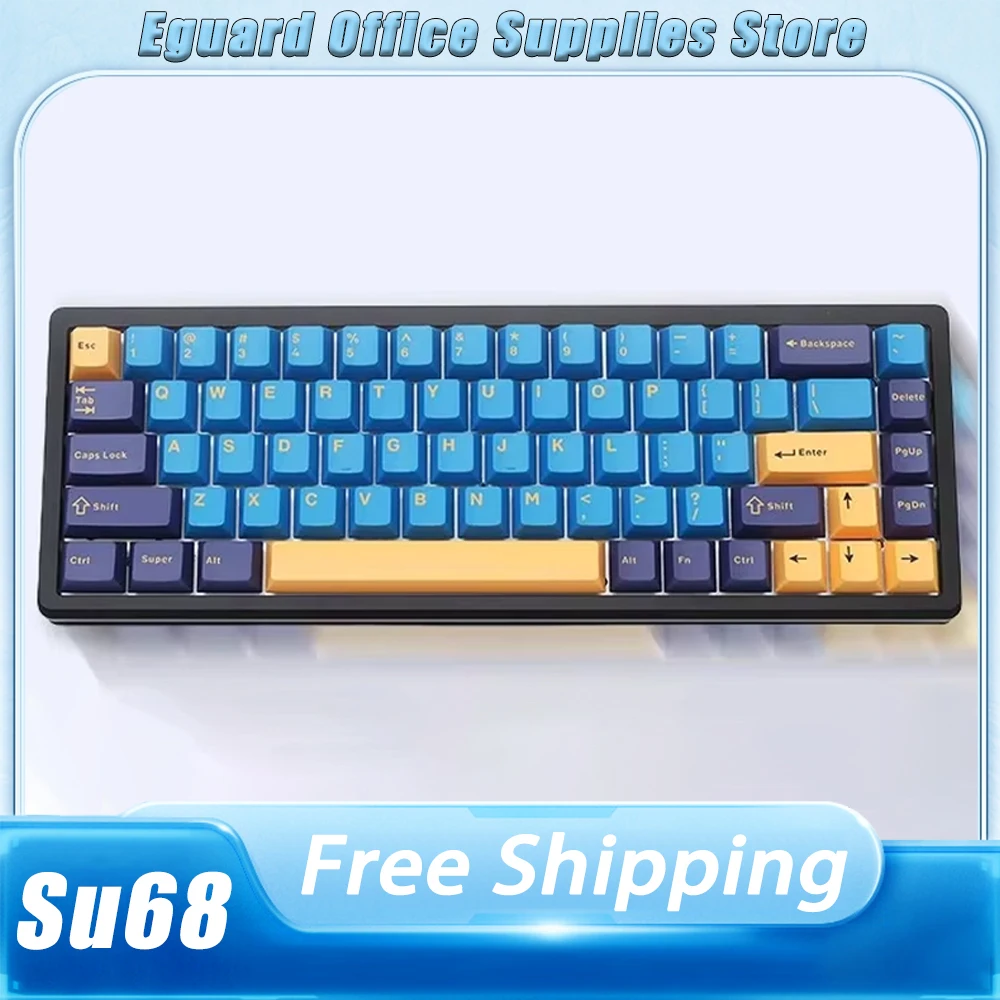 Механическая клавиатура Everglide Su68 проводная с магнитным переключателем