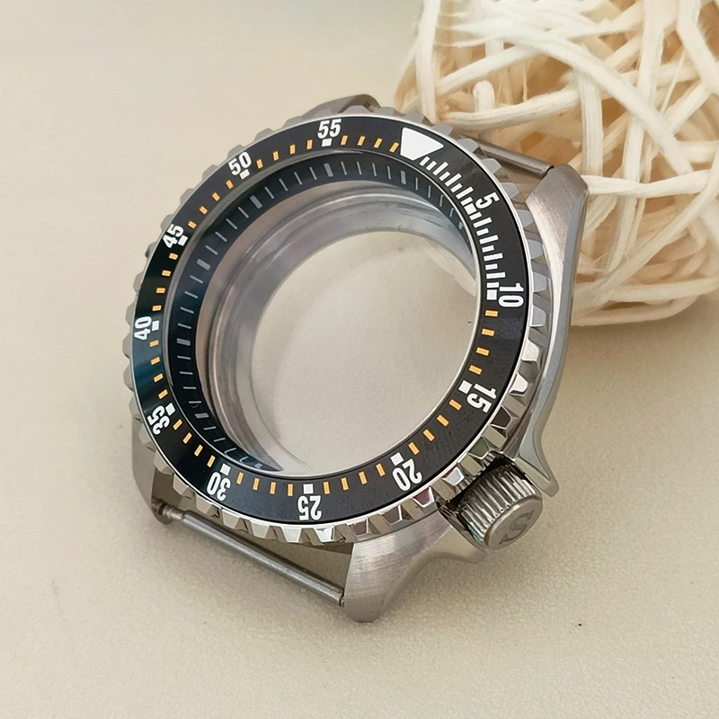 Mod Seiko NH35 Case Dome Sapphire Crystal Glass Fits SKX007 SRPD NH35 NH36 Movement Transparent Back Cover Men Dive Watch Cases