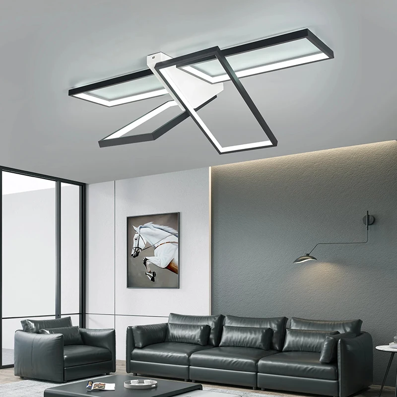 

Ceiling Chandelier Square Ceiling light Living Bedroom Dining Room Lighting modern Home Indoor Ceiling Lighting Decor Chandelier