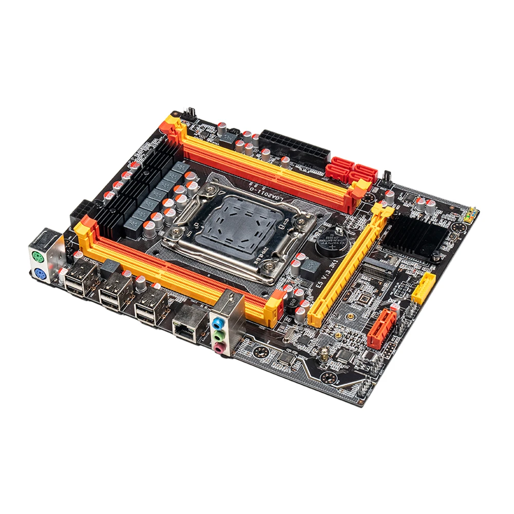 Комплект материнской платы X79 LGA 2011 Xeon E5 1620 CPU DDR3 ECC REG 4 Гб * шт. = 16 ОЗУ