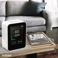4 in 1 co2 meter digital temperature humidity sensor tester air quality monitor carbon dioxide tvoc detector housetool