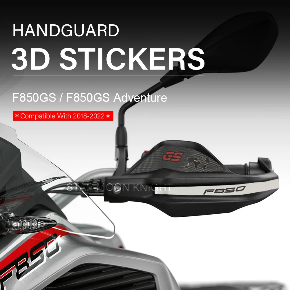

Hand Guard 3D Sticker For BMW F850GS F850 F 850 GS F 850GS Adventure 2018 2021 2022 Motorcycle Handguard Shield Protector Pad
