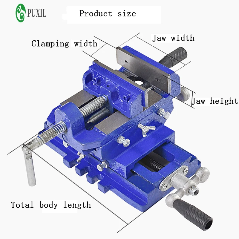 

5inch bench drilling operation platform flat tweezers high strength cast iron precision bench screw clamp tool