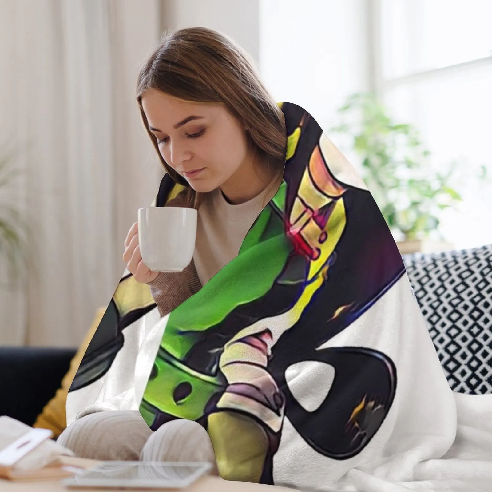 Одеяло Tsu and Ochako Мягкие большие роскошные дизайнерские одеяла