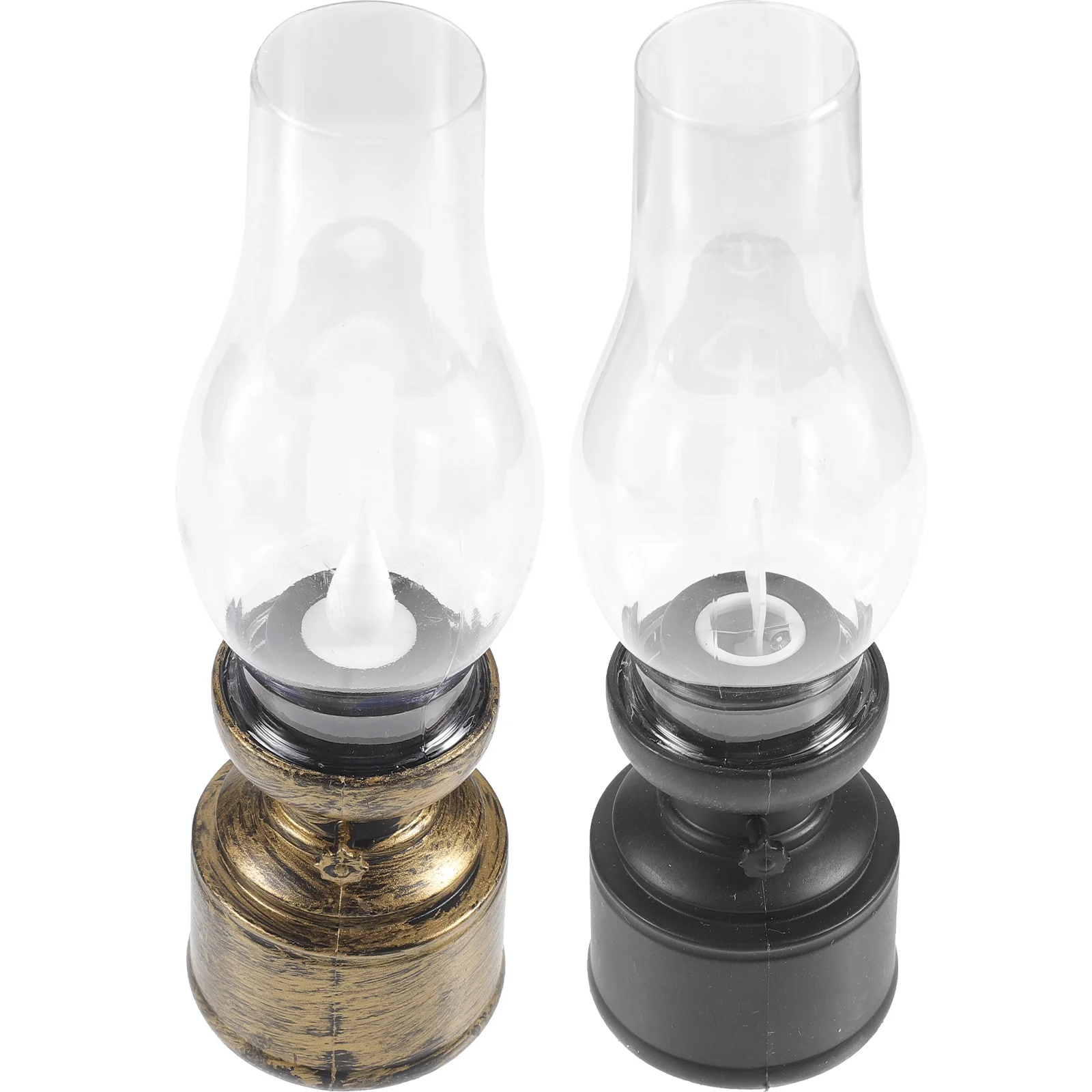 

2pcs Vintage LED Kerosene Light LED Kerosene Lamp Oil Lamp Night Lamp Decoration