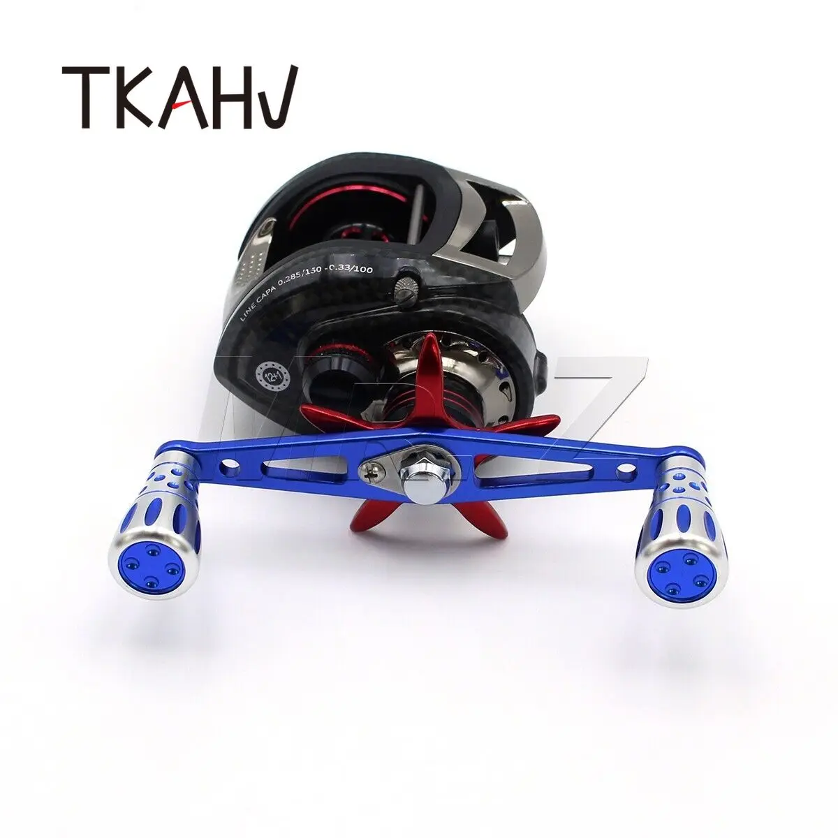 TKAHV 103 мм Power Baitcasting Рыболовная катушка с ручкой для Abu Max Daiwa Shimano Sliver и синие ручки