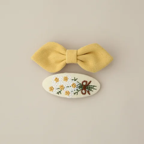 Заколки для волос AITOUSHI с цветами 2 шт.