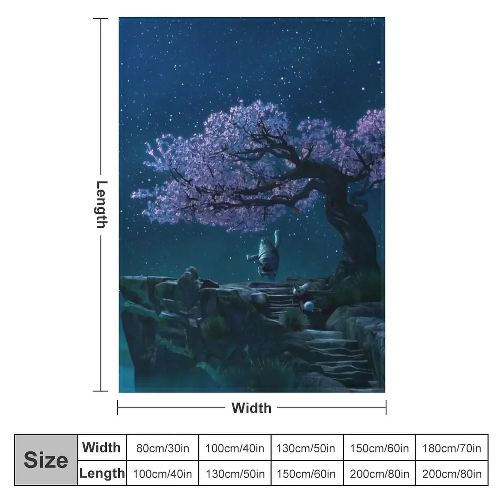 Пушистое одеяло Master Oogway