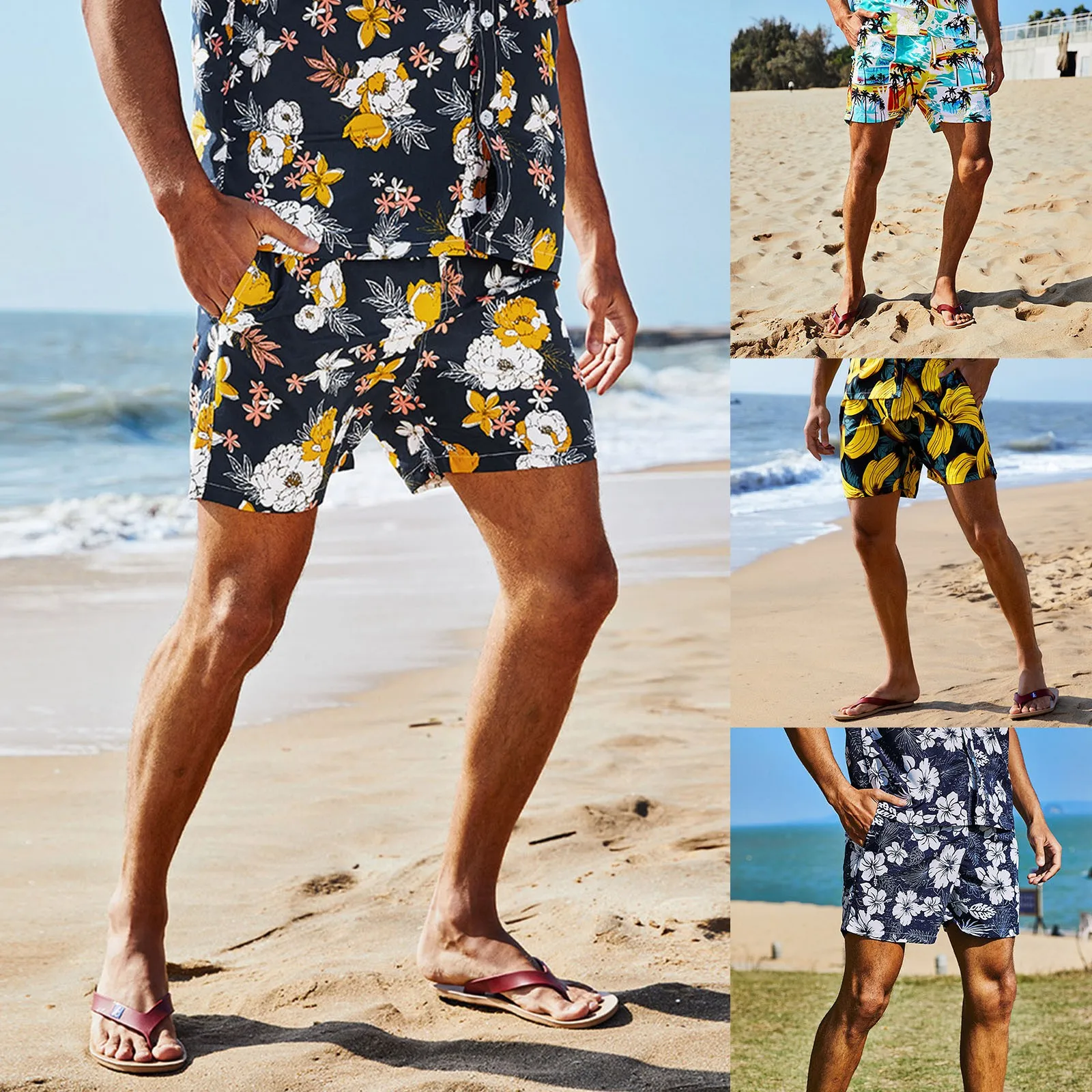 

Мужские плавки с 3D цифровой печатью, размеры 34