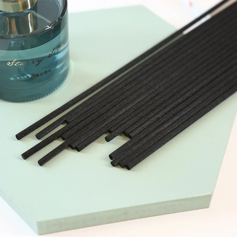 

L15CM X Dia3/4/5MM Premium Aromatic Fiber Sticks Black and White Reed Diffuser Replacement Refill Sticks Top Quality