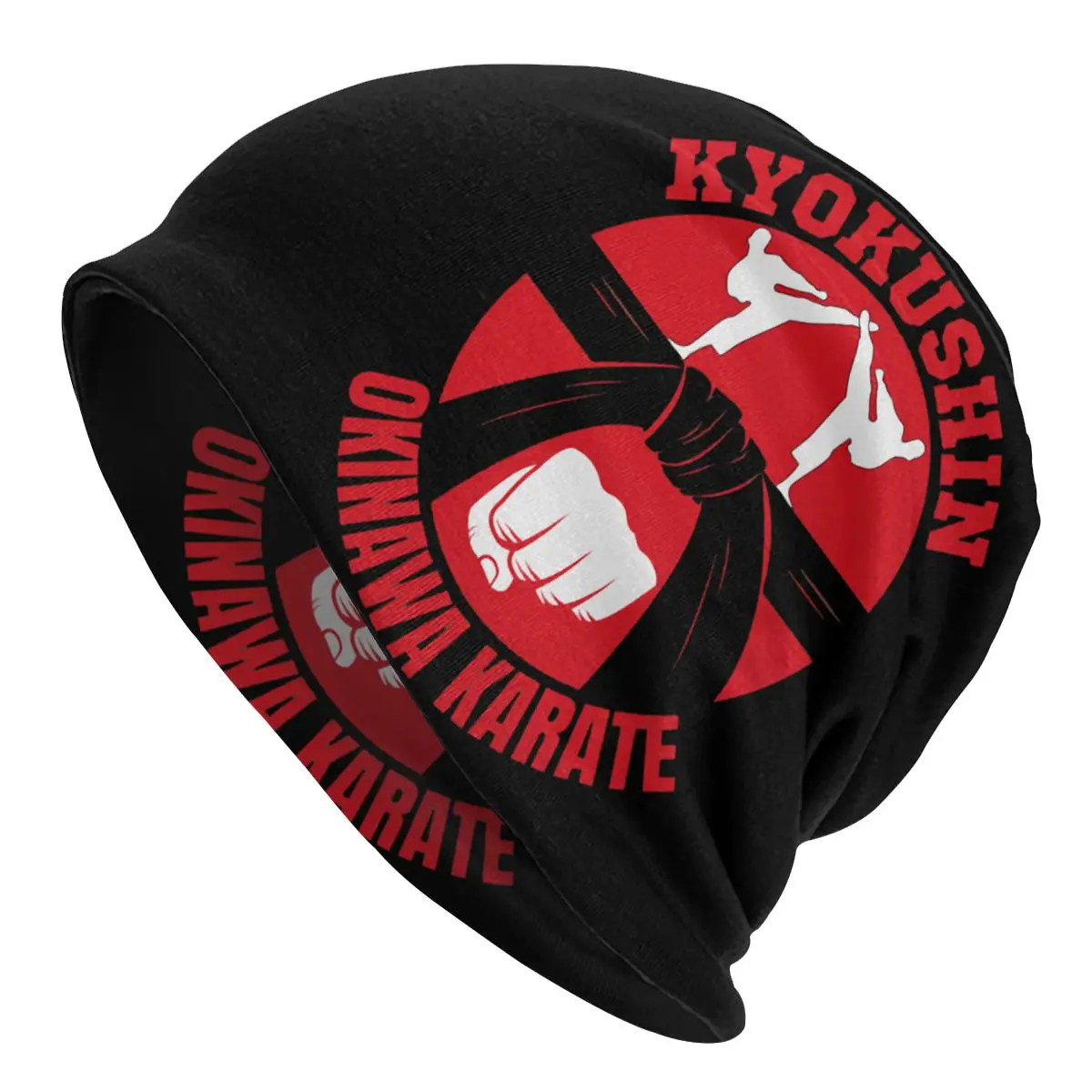 

Bonnet Hats sun Adult Men's Knit Hat Kyokushin Karate Karate casquette Graphic Funny Unisex R343 Knitting Hat