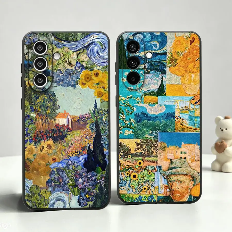 Фото Чехол для телефона Van Gogh Floral Garden для Samsung Galaxy A23 A52 A36 A05 A37 A06 A25 A16 A73 A51 A57 A15 A53 A17 A55 A50 A41 №1