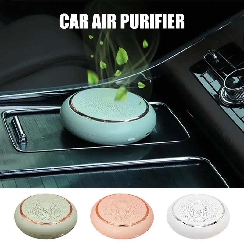 

Vehicle Air Purifier Portable Car Air Humidifier With USB Cable Aroma Diffuser Cool Mist Air Cleaner For Car Rooms Cabinets