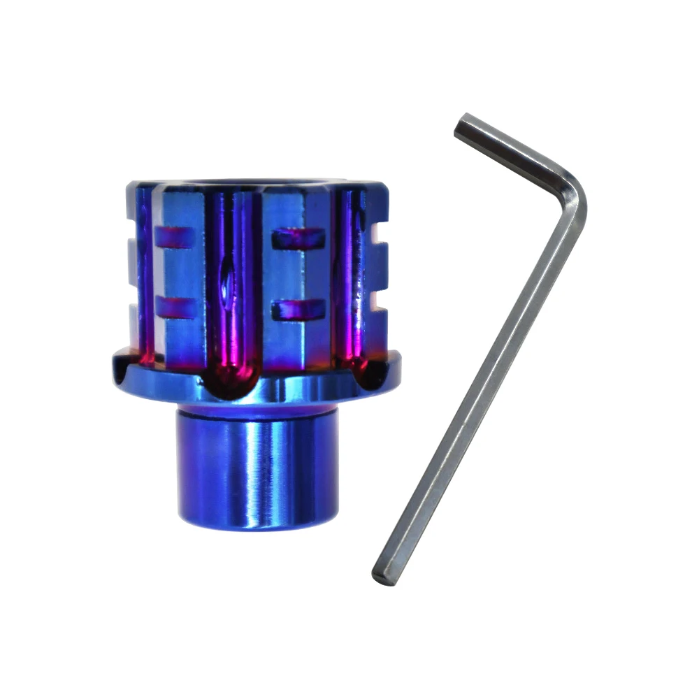 

1 шт. Универсальная головка ключа с ЧПУ для автомобиля мотоцикла титановая Шестигранная головка для ключа наконечник для автомобильного украшения Аксессуары