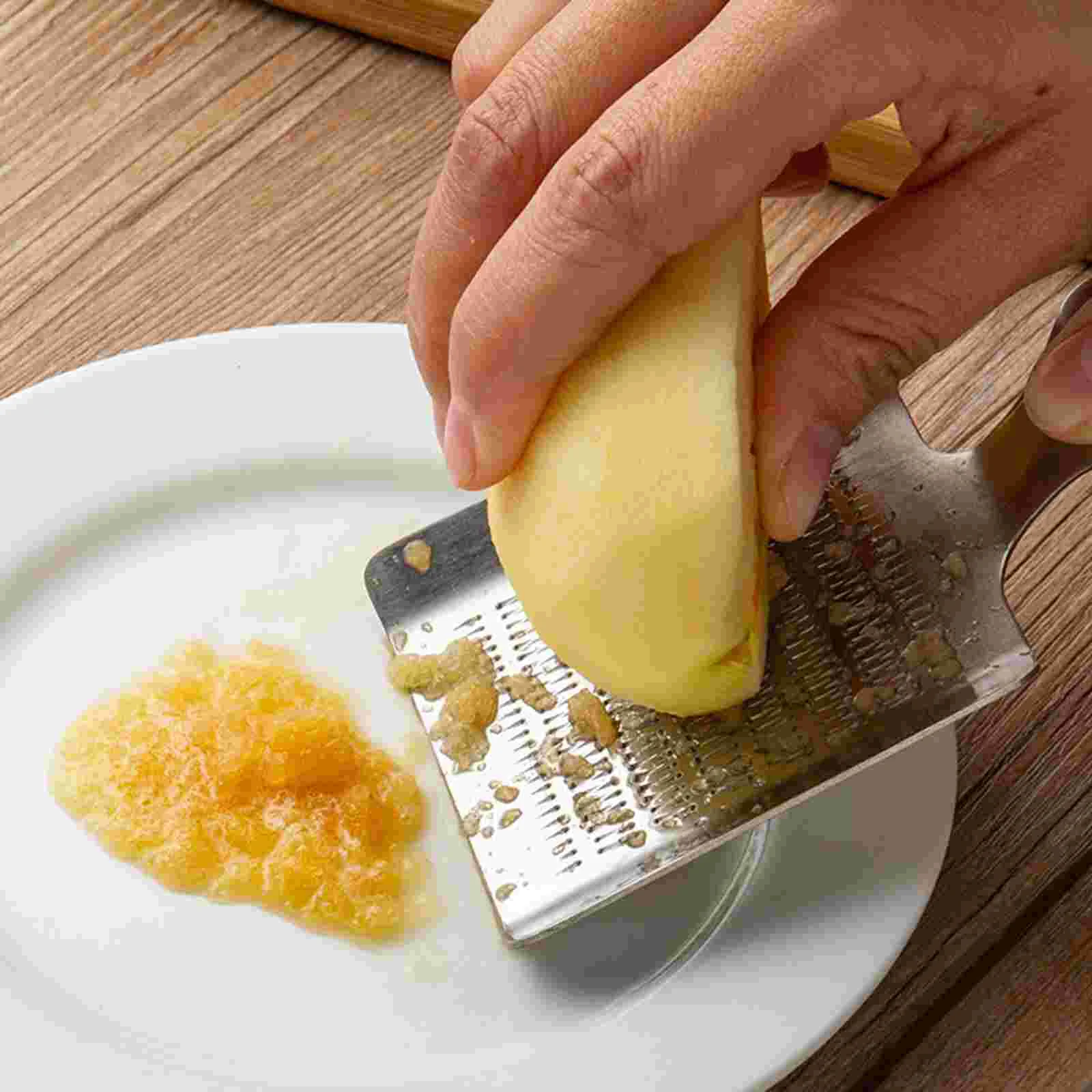 

Grinder Ginger Grater Garlic Tool Spoon Mincer Stainless Steel Crushershaped Plate Manual Vegetable Press Zesterrasp Chocolate