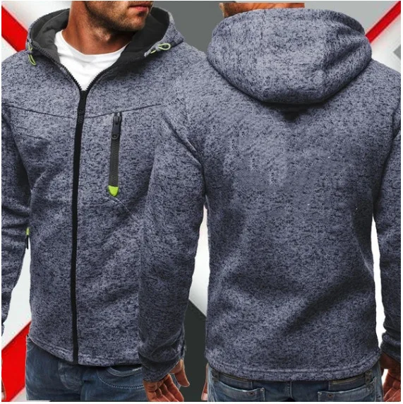 

Wish2022 new men's Sport leisure jacquard hoodie grab cashmere cardigan hoodie