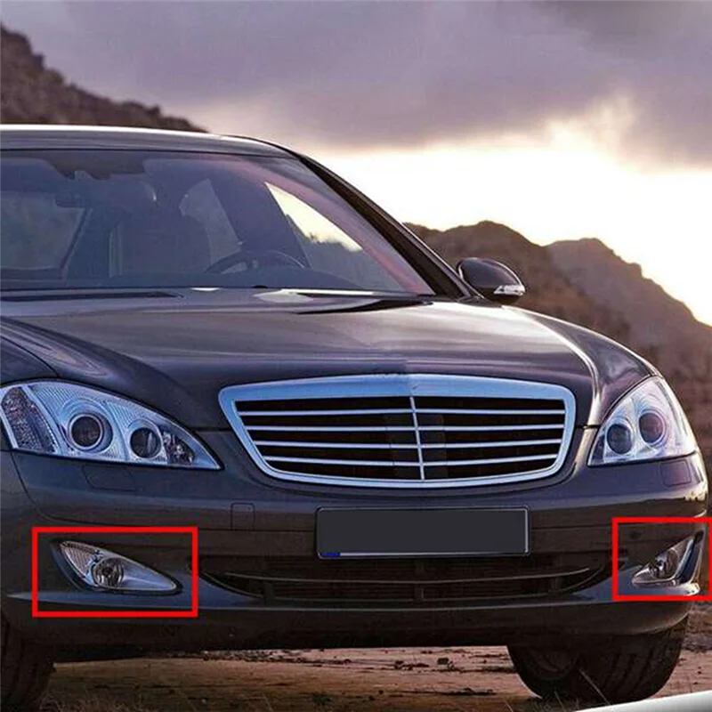 2218200156 передний левый бампер автомобиля противотуманные фары в сборе дальнего