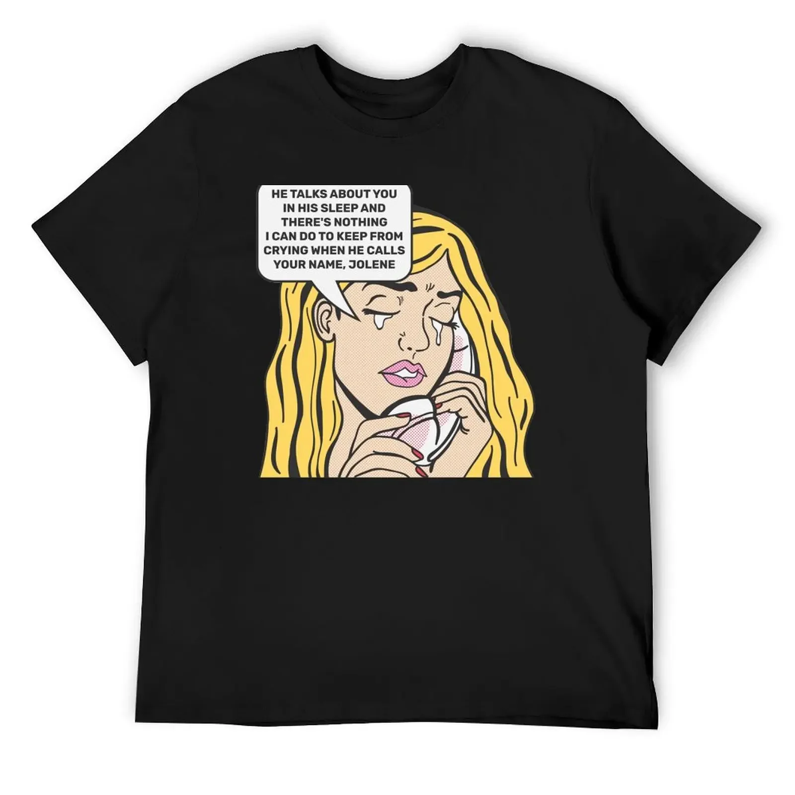 Футболка Dolly Parton-Lyrics Jolene хлопковые футболки с рисунком мужская футболка в стиле