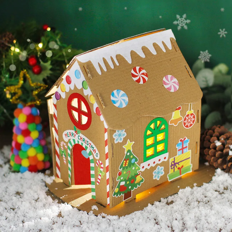 NEW christmas decoration house crafts card arts diy toys Puzzle kids educational for children's girl/boy gift | Игрушки и хобби