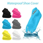 Водонепроницаемые ботинки из силиконового материала унисекс, защита для обуви, многоразовые сапоги для дома и улицы, для дождливых дней