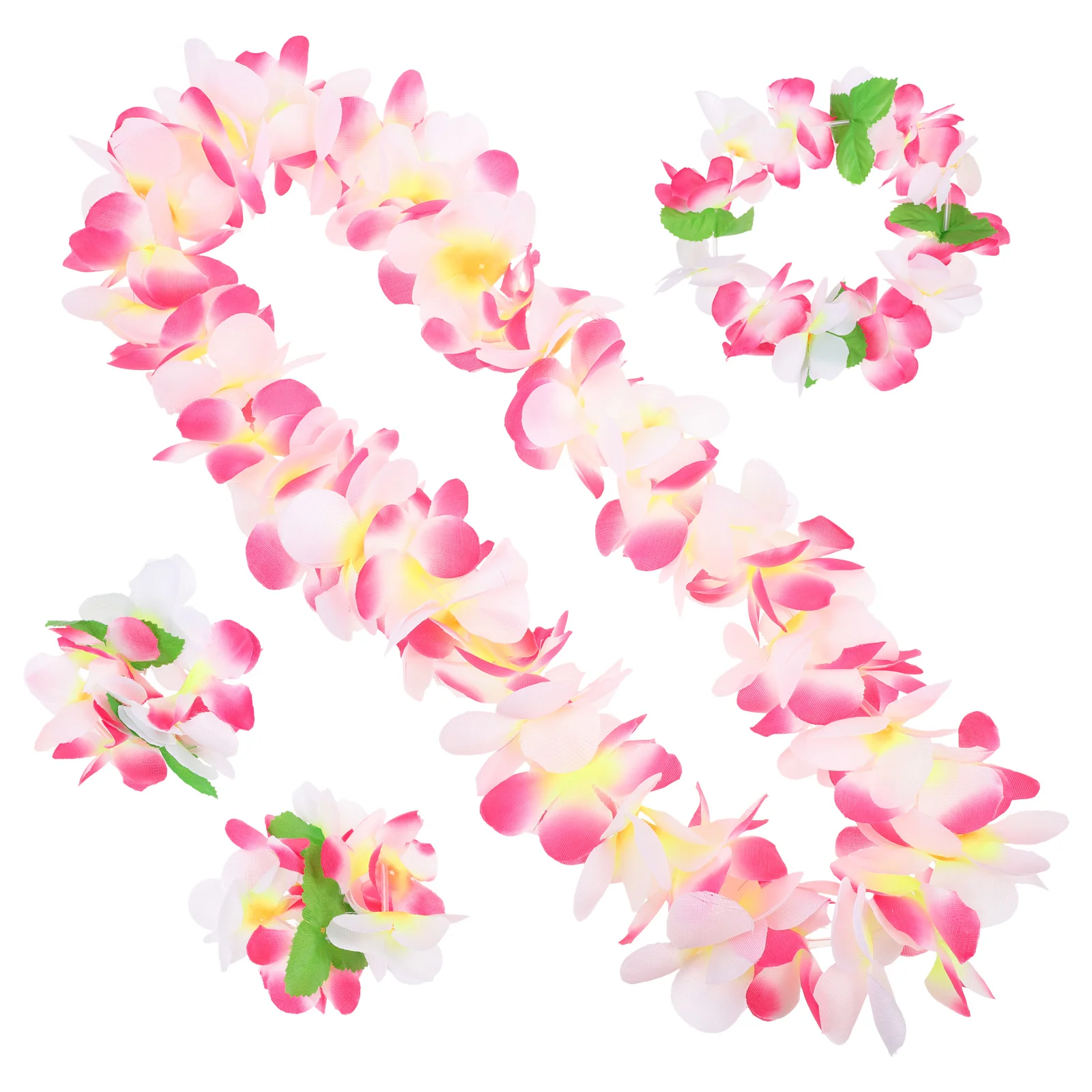 

Hawaiian Lei Party Luau Decorations Garland Stage Performance Wreaths Supplies Festival Decors Flower Wedding cotillon