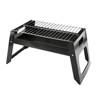 outdoor folding black barbecue oven carbon oven convenient to carry foldable barbecue rack portable grill