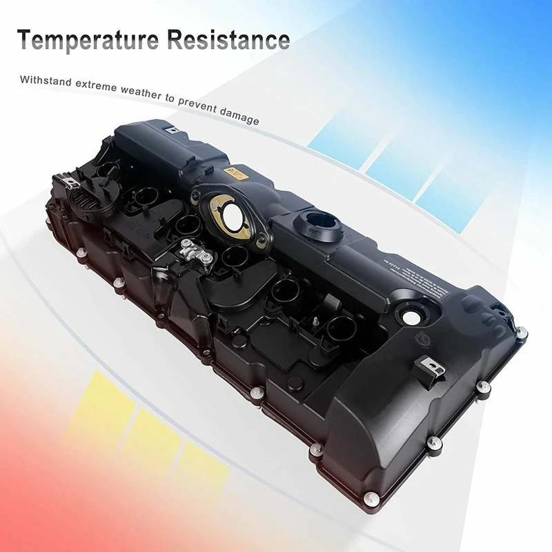 

Engine Valve Cover With Bolts Oil Cap Gasket For BMW E70 E82 E90 X5 128I 328I 528I 11127552281