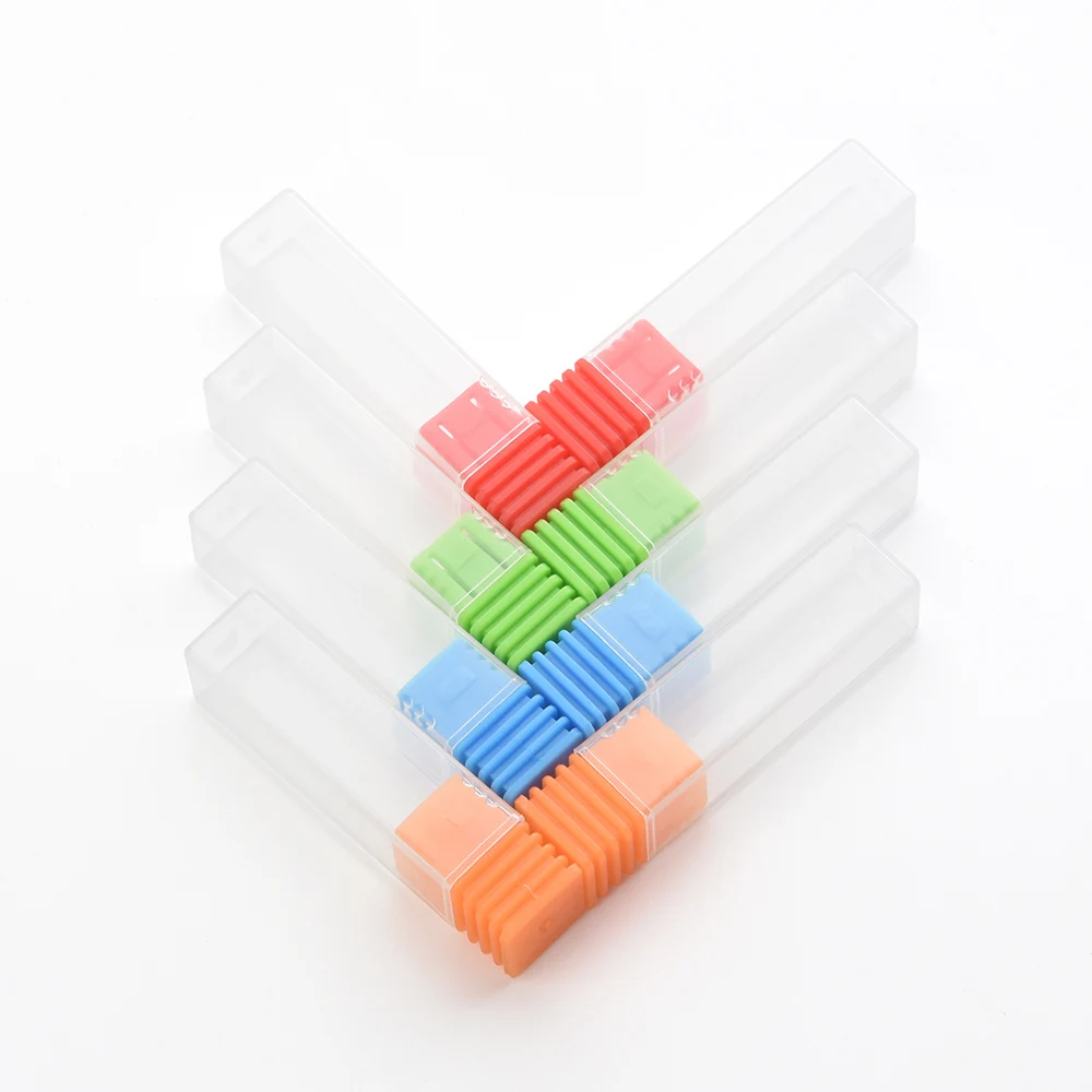 5 sztuk/zestaw uchwyt na wiertła do paznokci puste pudełko frez ekspozytor pojemnik przechowywania akrylowe akcesoria Manicure narzędzia